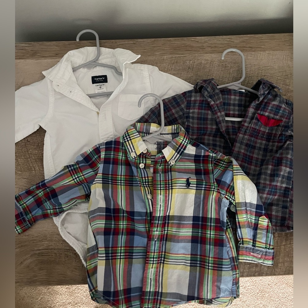 Baby boys 6-9 month shirt lot